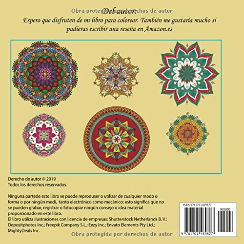 Libro de colorear para adultos para mujeres - Lo que nos gusta pensar de nosotros mismos y lo que somos, raramente tienen mucho en comun. (Mandala)