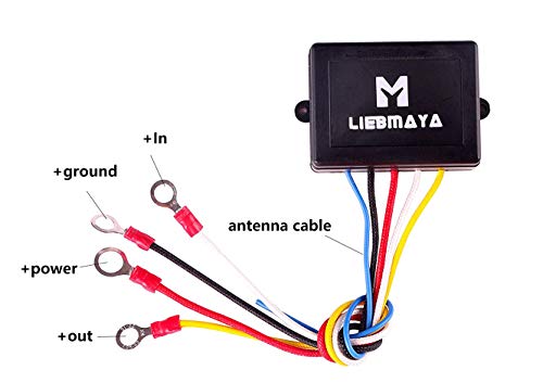 LIEBMAYA Cabrestante Control Remoto Inalámbrico para ATV marca nuevo controlador inalámbrico de coche 12 V-24 V Kit