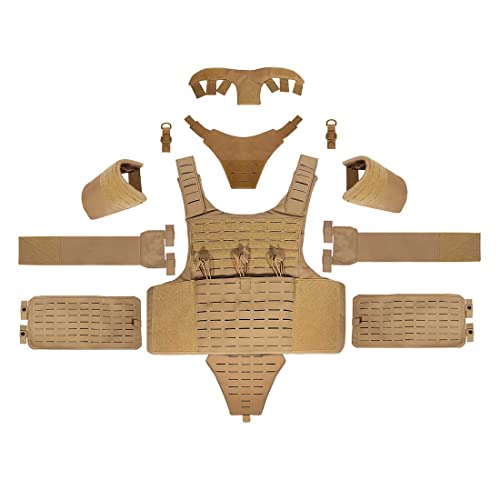 Likecom Chaleco táctico Yakeda, protección completa, multifunción, chaleco táctico suave, táctico, airsoft, militar, SWAT, policía, exterior, actividades CS