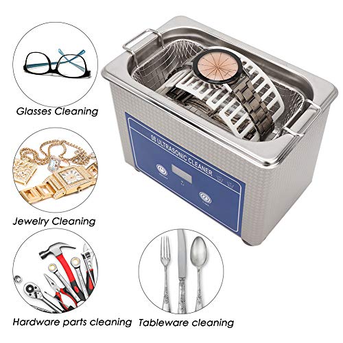 Limpiador por ultrasonidos, Acero Inoxidable, Dispositivo de Limpieza por ultrasonidos, con Cesta, Tablero de la Mesa Limpiador por ultrasonidos, Acero Inoxidable, Dispositivo de Limpieza por ultrasonidos, con Cesta, Tablero de la Mesa