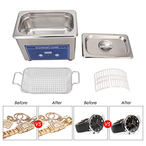 Limpiador por ultrasonidos, Acero Inoxidable, Dispositivo de Limpieza por ultrasonidos, con Cesta, Tablero de la Mesa Limpiador por ultrasonidos, Acero Inoxidable, Dispositivo de Limpieza por ultrasonidos, con Cesta, Tablero de la Mesa