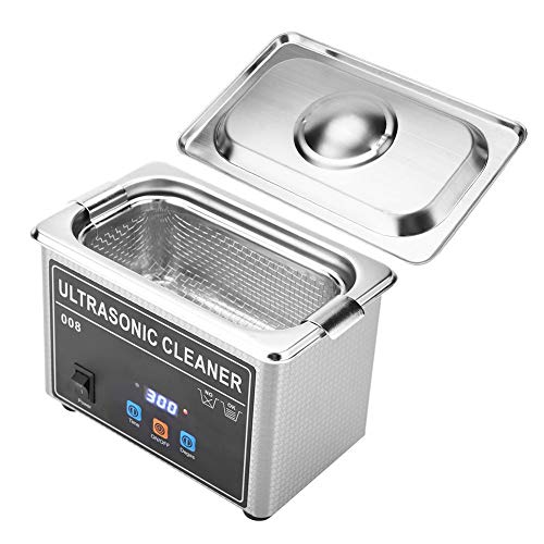 Limpiador Ultrasónico Profesional CJ-008 de alta frecuencia para la limpieza perfecta, Limpiador de ultrasonidos de relojes a mano joyas,llaveros,navajas, Certificación CE FCC ROHS(EU)