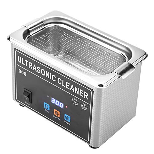 Limpiador Ultrasónico Profesional CJ-008 de alta frecuencia para la limpieza perfecta, Limpiador de ultrasonidos de relojes a mano joyas,llaveros,navajas, Certificación CE FCC ROHS(EU)