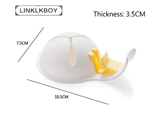 LINKLKBOY Separador de Yemas Claras de Huevos Gadget de Cocina Herramienta para Hornear(2 Pack)