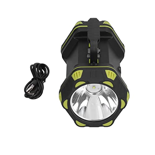 Linterna de Mano, Batería de Larga Duración Linterna USB de Alta Definición para Uso Doméstico para Caza Al Aire Libre para Acampar Al Aire Libre