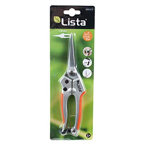 Lista Tijera de poda cortaflores 20cm Hoja Recta
