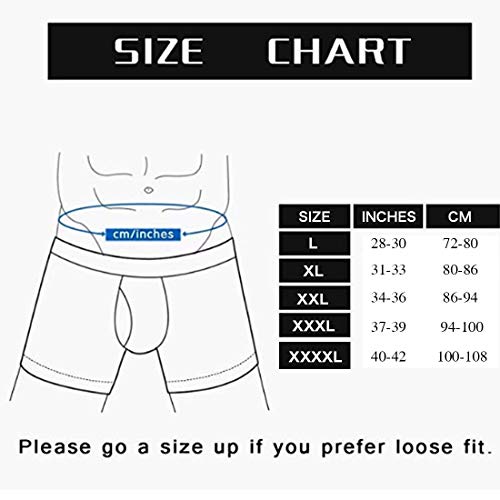 Litthing Bóxers Calzoncillo Pack 4 para Hombre Diseño de Pala Separada Convexo 3D Forma de U Ropa Interior Sexy Algodón Transpirable Multicolor Salud Física Masculino Suave y Cómodo