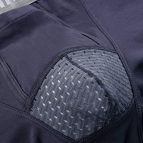 Litthing Bóxers Calzoncillo Pack 4 para Hombre Diseño de Pala Separada Convexo 3D Forma de U Ropa Interior Sexy Algodón Transpirable Multicolor Salud Física Masculino Suave y Cómodo