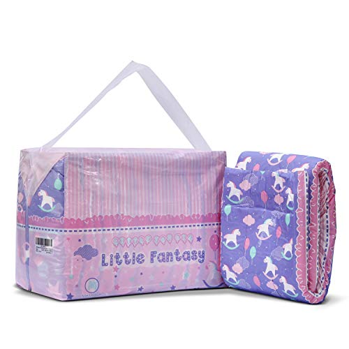 LittleForBig impresa adulto calzoncillos pañales adulto bebé amante del pañal ABDL 10 piezas-pequeña fantasía M
