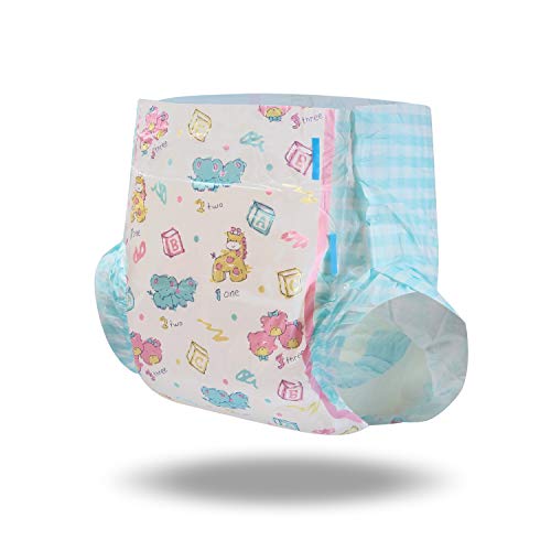 LittleForBig impresa adulto calzoncillos pañales adulto bebé amante del pañal ABDL 10 piezas-Vintage Baby L