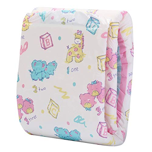 LittleForBig impresa adulto calzoncillos pañales adulto bebé amante del pañal ABDL 10 piezas-Vintage Baby L