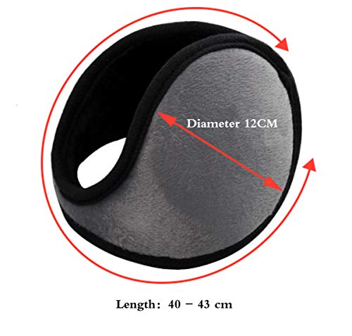 Liuer 4PCS Unisex Earmuff,Hombres Mujeres Oído tapón de Invierno Cálido Orejeras de Felpa Corta para Motocicleta Bicicleta Esquí Viajes Correr Deportes al Aire Libre