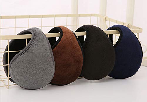 Liuer 4PCS Unisex Earmuff,Hombres Mujeres Oído tapón de Invierno Cálido Orejeras de Felpa Corta para Motocicleta Bicicleta Esquí Viajes Correr Deportes al Aire Libre