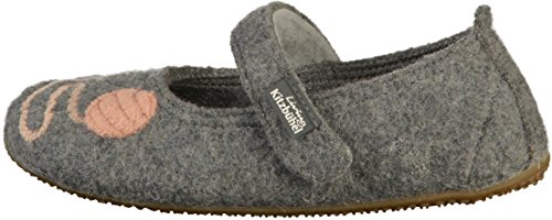Living Kitzbühel Ballerina Appl. Katze, Zapatillas de Estar por casa, Gris 610, 26 EU