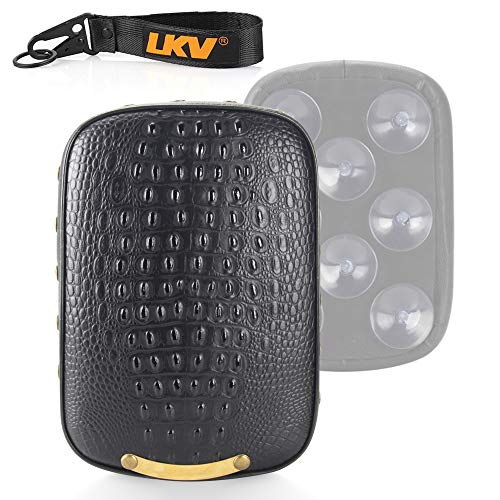 LKV Cojín trasero del asiento del pasajero del pilón de la motocicleta de 10.63 ″ con 8 ventosas de reemplazo para Harley Sportster 883 1200 Dyna Custom Chopper