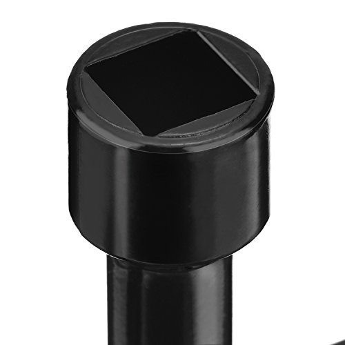 Llave de Utilidad Multifuncional 4-Puntas para Abrir Eléctrico Medidor de Gas y Agua Alacena Gabinete (Negro)
