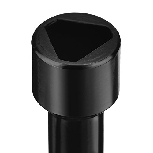 Llave de Utilidad Multifuncional 4-Puntas para Abrir Eléctrico Medidor de Gas y Agua Alacena Gabinete (Negro)