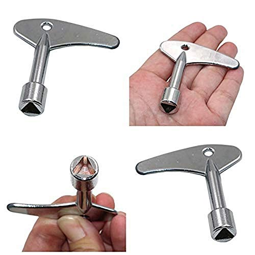 Llave triangular de 8 mm para ascensor eléctrico de emergencia con llave para triángulo interior