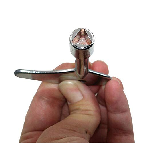 Llave triangular de 8 mm para ascensor eléctrico de emergencia con llave para triángulo interior