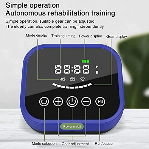 LLLZM Robot de Rehabilitacin Ortesis de DedosOrtesis de mueca de Dedo Ajustable, Minimiza La Espasticidad, Estiramiento Y Agarre Funcional, Previene La Rigidez por