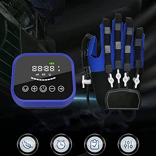 LLLZM Robot de Rehabilitacin Ortesis de DedosOrtesis de mueca de Dedo Ajustable, Minimiza La Espasticidad, Estiramiento Y Agarre Funcional, Previene La Rigidez por
