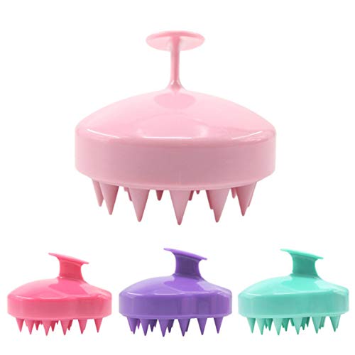 Logicstring Champú Cepillo Suave Silicona Cuidado del Cuero cabelludo Cepillo Cabello Cuero cabelludo Masajeador