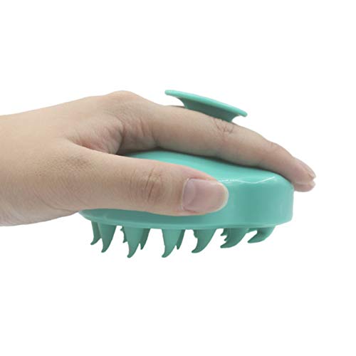 Logicstring Champú Cepillo Suave Silicona Cuidado del Cuero cabelludo Cepillo Cabello Cuero cabelludo Masajeador