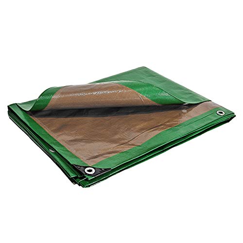 Lona de protección 3 x 5 m 250 G/m² – de plástico – exterior – impermeable, de techado, de construcción