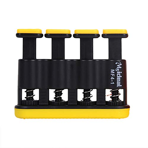 longyitrade Ejercitador de dedo Entrenador de dedos Mejore la flexibilidad y la fuerza de sus dedos para guitarra Bajo Ukulele Piano Negro Adulto