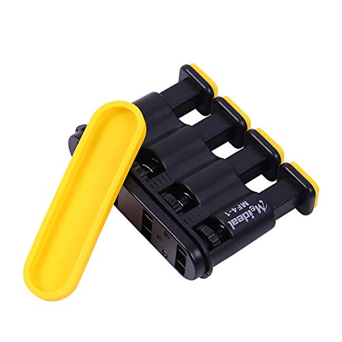 longyitrade Ejercitador de dedo Entrenador de dedos Mejore la flexibilidad y la fuerza de sus dedos para guitarra Bajo Ukulele Piano Negro Adulto