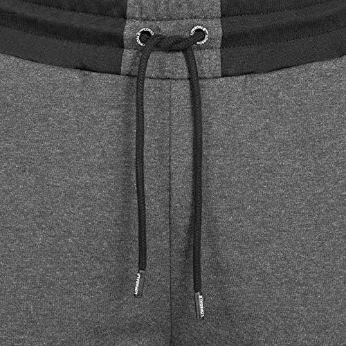 Lonsdale London Heckfield Hombre Pantalones de Deporte Antracita M, 60% algodón, 40% poliéster, Suelto