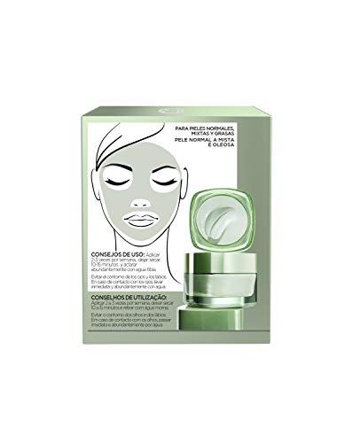 L'Oréal Paris Arcillas Puras Mascarilla Facial Purificante Verde - 50 ml