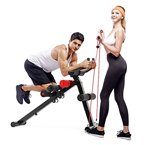 Los crujidos aparatos de ejercicios abdominales en posición supina 2 en 1 tablero plegable en posición supina abdominal Ecercise Siéntese Banco Pesos aparatos de ejercicios de gimnasia Bandas elástica