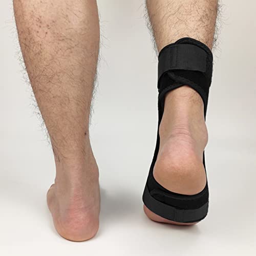 LOTBH Ortesis De Pie Ajustable para Pie con Caída Soporte para Pie Derecho/Izquierdo Soporte De Pie con Caída para Tobillo para Mejorar La Marcha Al Caminar, Aliviar El Dolor Y Aliviar La Presión