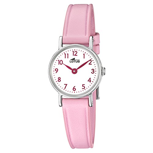 Lotus Reloj Analógico para Niñas de Cuarzo con Correa en Cuero 18409/2