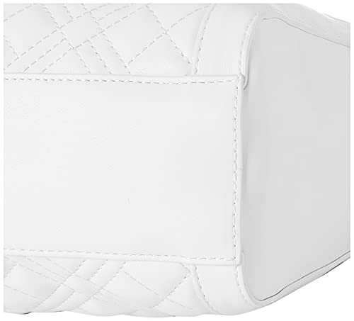 Love Moschino Pre Collezione Autunno Inverno Bolso de Hombro para Mujer, colección otoño-Invierno 2021, Color Blanco, Talla única