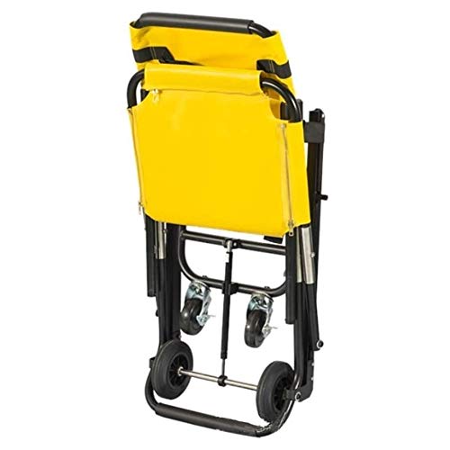 LRX Camillas portátiles Silla de evacuación de Protable con Tapa y Soporte, Ambulancia Bombero Aluminio de Peso Ligero Silla salvaescaleras