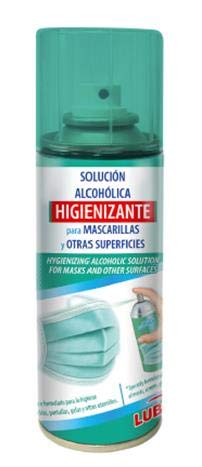 LUBREX Solución alcohólica higienizante para mascarillas