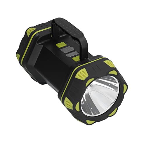 Luces de Emergencia, Linterna de Mano de Alta Definición Portátil Recargable a Prueba de Agua para Caza Al Aire Libre para Acampar Al Aire Libre para Uso Doméstico