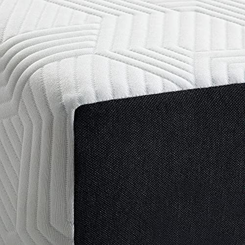 LUCID Colchón viscoelástico de 20 cm con partículas de gel – transpirable y refrescante – Con partículas hipoalergénicas de carbón de bambú – Blando, 90 x 200 cm