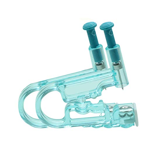 LUFA 2x Perforación de Oído Desechable con 2 Pernos de Oído de Acero Inoxidable Asepsis de Seguridad Piercing Herramienta Piercing de Oreja Pistola