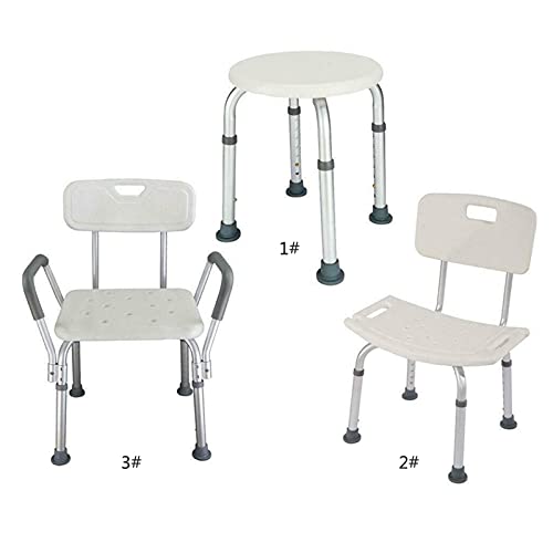 LUHUANONG Silla de Baño Antideslizante Silla de Ducha Altura Ajustable Altura Anciana Bañera de Baño Silla de Ducha Silla de Banco Asiento Asiento Ayuda Baño Taburetones de Ducha (Color : Type 3)