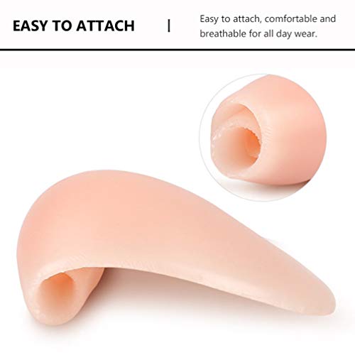 LUOEM Hombreras de Silicona Almohadillas de Flexión de Hombros Reforzador Adhesivo de Hombros 2 Pares