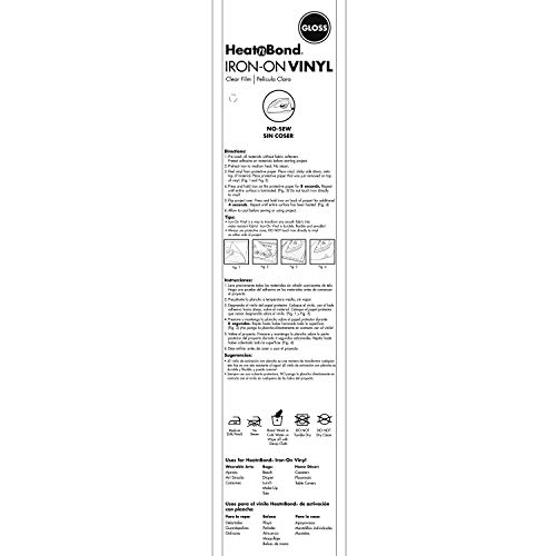 Lustre Vinyl - Vinilo para Planchar (1,8 m), Color Blanco