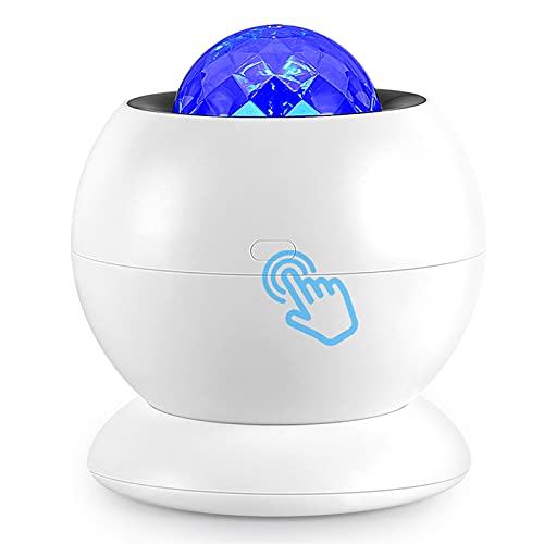 Luz de noche estrellada con control remoto, proyector de cielo estrellado, lámpara Galaxy Star, lámpara LED Starlight de ondas de agua giratoria, para decoración de habitación de niños y adultos