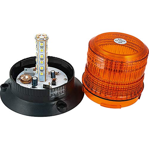 LUZ DESTELLANTE, EMERGENCIA, LUZ DE TRABAJO, AMBAR, LED CARRETILLA ELEVADORA, EXCAVADORA, TRACTOR, ORUGA
