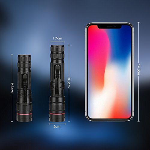 Luz Ultravioleta Linterna,Eletorot Luz Negra LED Linterna UV Flashlight Desinfeccion 3 Modos 395nm Lampara uv para Detector Billetes Falsos Black Light