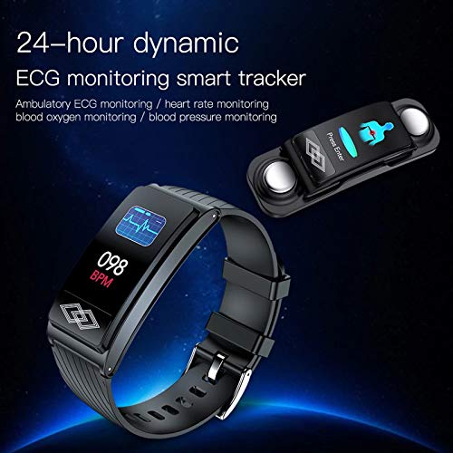 LWP P10 Smart Watch Hombre Y Mujeres Holter Holter Tarifa De Corazón Monitoreo De La Presión Arterial Tracker Smart Watch para Android iOS,A