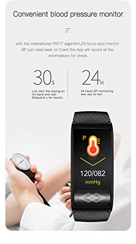 LWP P10 Smart Watch Hombre Y Mujeres Holter Holter Tarifa De Corazón Monitoreo De La Presión Arterial Tracker Smart Watch para Android iOS,A