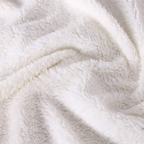 LYDXD Doce Constelaciones Sherpa Throw Blanket Galaxy Stars Colcha Scorpius Leo Blue Felpa Sofá Manta 100x150cm